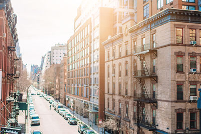 Street amidst buildings in city