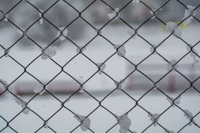 Full frame shot of chainlink fence