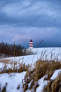 The lighthouse of alnes on godøy, sunnmøre, møre og romsdal, norway.