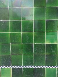 Full frame shot of tiled wall