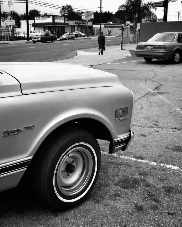 transportation, mode of transport, land vehicle, car, travel, road, street, on the move, part of, stationary, day, journey, cropped, truck, road marking, vintage car, vehicle, windshield, side-view mirror, motorcycle