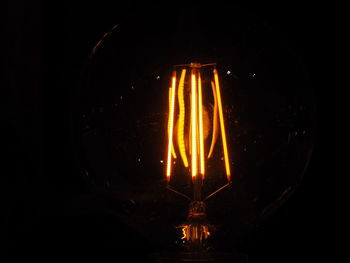 View of fire in fire