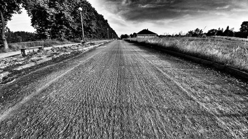 Road passing through landscape