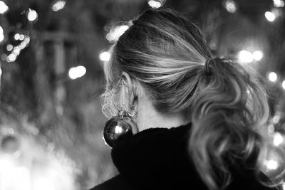 Close-up portrait of a woman