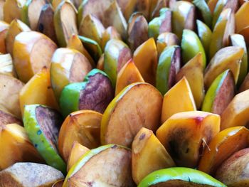 Full frame shot of fruits