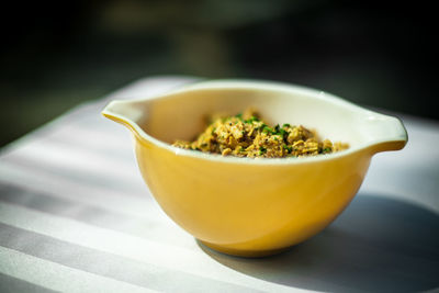 Close-up of food in bowl