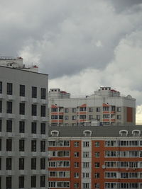 Exterior of residential buildings against sky