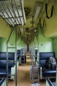 Interior of train