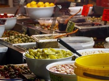 Various fruits for sale in market