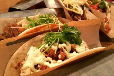 Close-up of food on plate