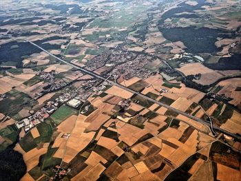 Aerial view of landscape