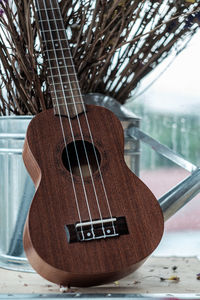 Close-up of guitar