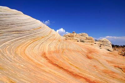 Scenic view of mountain against sky