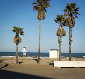 Gandia beach in valencia, mediterranean spain