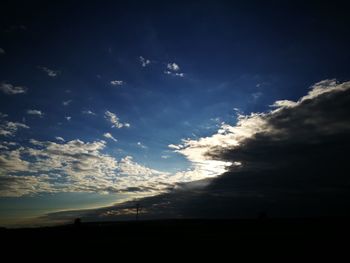 Scenic view of sky during sunset