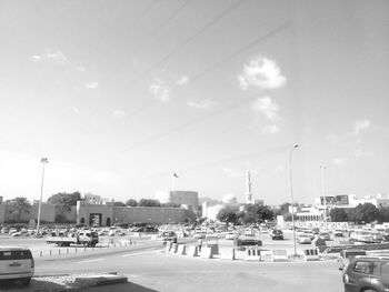 Cars on road