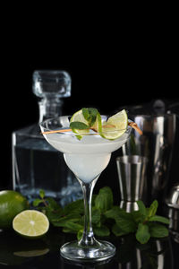 Close-up of drink on table