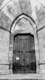 Entrance of old building