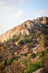 A temple upon the mountain.