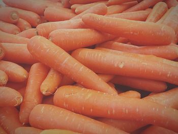 Full frame shot of carrots