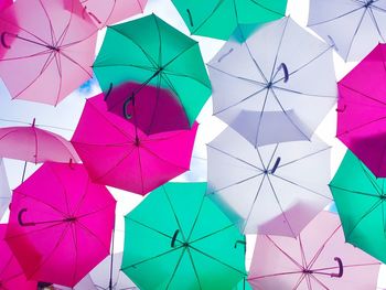 Low angle view of umbrella