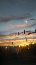 Sun shining through clouds