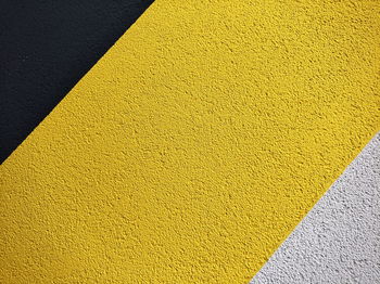Full frame shot of yellow wall