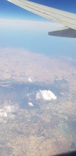 Aerial view of landscape against sky