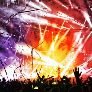 Close-up of red balloons on wall