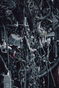 Close-up of machine part