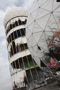 Low angle view of built structure against sky