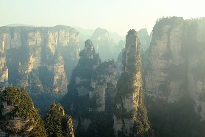 Zhangjiajie national forest park is national forest park located in zhangjiajie, hunan province