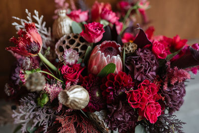 Close-up of christmas decorations