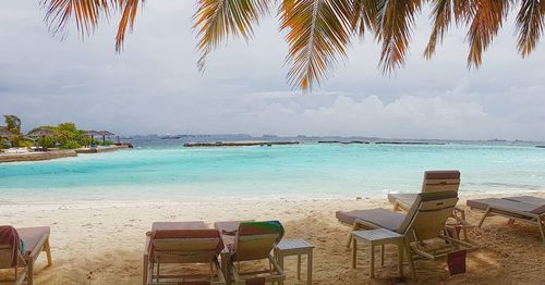 Scenic view of beach