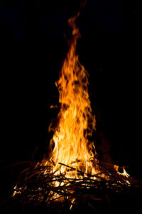 Bonfire at night