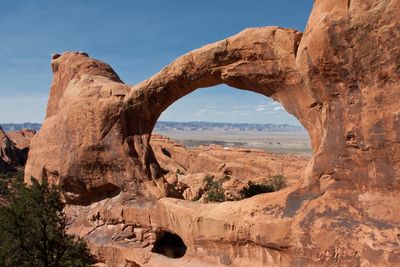 Scenic view of rock formations