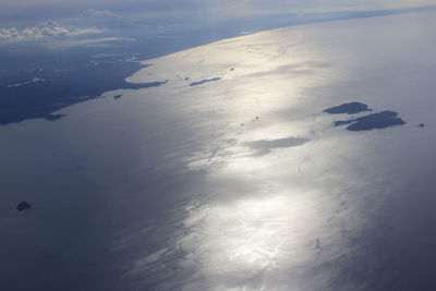 Low angle view of clouds in sky