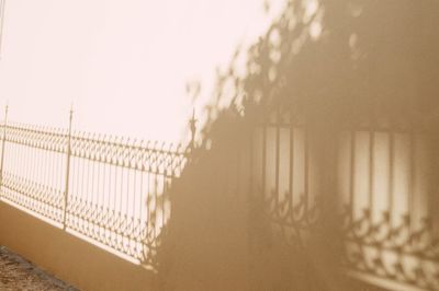 Panoramic view of city against clear sky