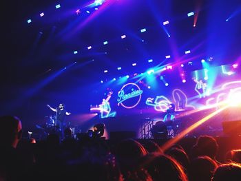 Crowd at music concert