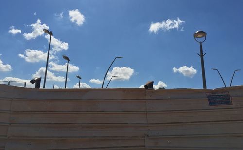 Low angle view of building against sky