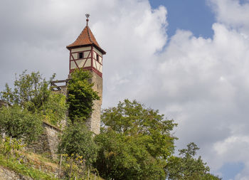 Small tower in bad wimpfen, a historic spa town in the district of heilbronn