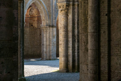 Corridor of historic building