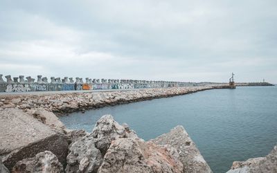 Panoramic view of sea against sky