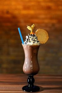 Close-up of object on table