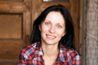 Portrait of young woman