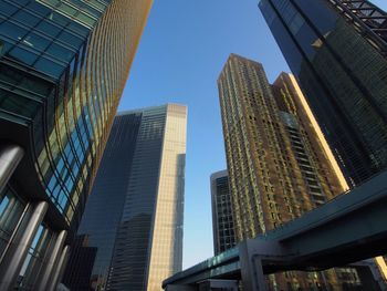 Low angle view of modern building