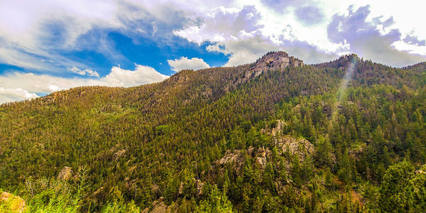 Panoramic view of landscape against sky