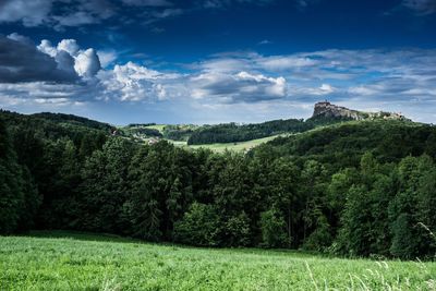 Scenic view of landscape against sky