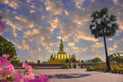 View of temple against sky