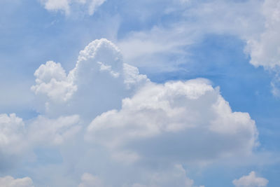 Low angle view of clouds in sky